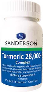 Sanderson: Sanderson Turmeric 28,000+ 60 Tablets