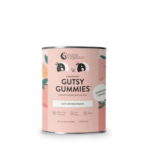 Nutra Organics: Nutra Organics GUTSY GUMMIES STRAWBERRY 125 gm