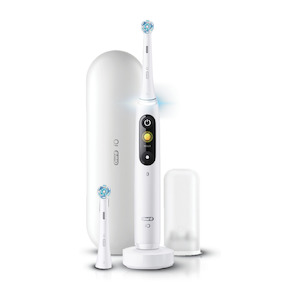 Oral B: Oral B iO Series 8 Electric Toothbrush, White Alabaster