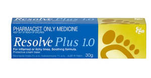 Antifungal Treatment: Resolve Plus Cream 30gm | 1.0% (Pharmacist Only Medicine)
