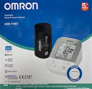 Heart Health: Omron HEM7155T Plus Dual User Automatic Blood Pressure Monitor