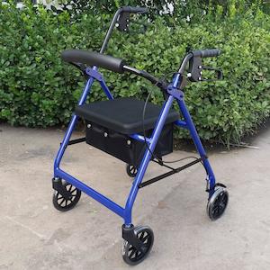 AML Four Wheeled - 7.3" Castors blue