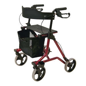 AML X-Fold Compact Rollator - Red
