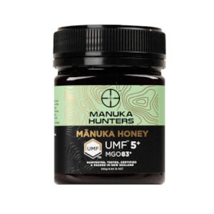 Manuka Health: Manuka Hunters 5+ UMF™ (83MGO) Manuka Honey 250 gm