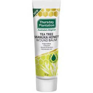 Antiseptics: Thursday Plantation Tea Tree Manuka Honey Wound Balm 30gm