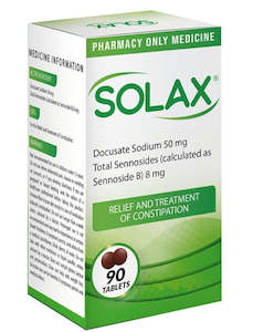 Constipation 1: Solax Docusate Sodium Constipation Tablets 90 *qty restriction 1 applies*