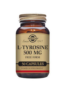 Solgar: Solgar L-Tyrosine 500mg vegetable 50 capsules