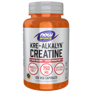Now Creatine Kre-Alkalyn®750mg 120VC