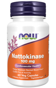 Now Nattokinase 100 mg 60 Veg Capsules