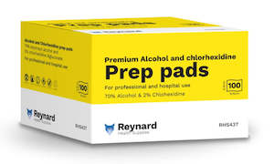 Premium 2% Chlorhexidine & Alcohol Prep Pads