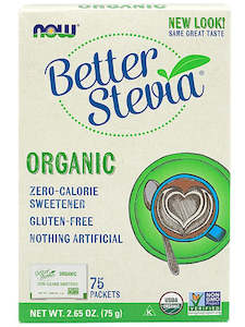Diabetes Monitoring: Better Stevia Organic powder – 75 Packets / Box