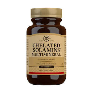 Solgar Chelated Solamins Multimineral 90 tablets