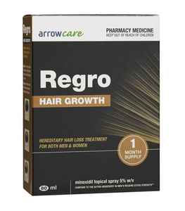 Regro Minoxidil 5% Spray 80ml x 3 – Hair Regrowth Treatment