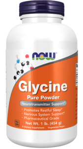 Now 1: now Glycine Pure Powder 454 gm