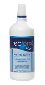 Contact Lens: Reclens Saline Solution 500ml