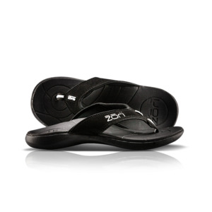 Neat Feat: Neat Zori Black Orthotic Thong/Sandal Water Resistant, Healthy, and Comfortable