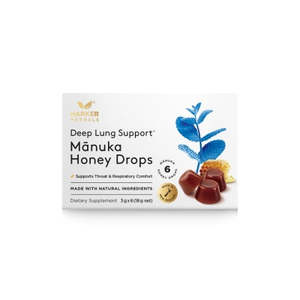 Harker Herbals: Harker Herbals Deep Lung Support Manuka Honey Drops 3g x 6