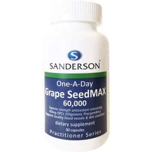 Sanderson: Sanderson Grape SeedMAX 60000 90 Vcaps