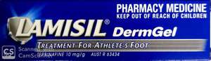 Antifungal Treatment: Lamisil DermGel 1% Terbinafine Antifungal Gel 15g — Pharmacy Medicine