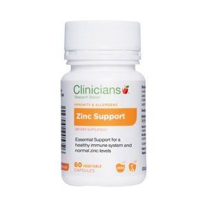 Clinicians Zinc Support 60 VegeCaps
