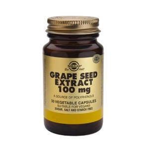 Solgar Grape Seed Extract 100mg 30 VegeCapsules