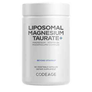 Best Selling: Codeage Liposomal Magnesium Taurate+ 120 Capsules