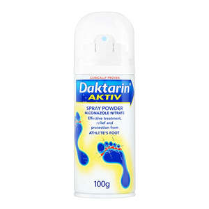 Antifungal Treatment: Daktarin Antifungal Powder Spray 100g