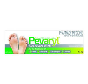 Pevaryl Antifungal Cream 1% 20g – Econazole Nitrate Cream for Athlete's F&hellip;