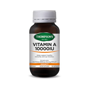 Thompsons: Thompsons Vitamin A 10000 IU Capsules 100