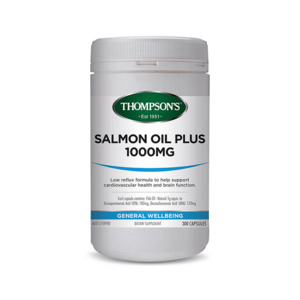 Thompsons: Thompsons Salmon Oil Plus 1000mg Capsules 300's