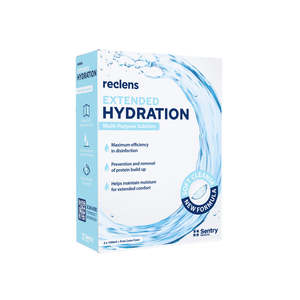 Eye Care: Reclens Extended Hydration Multi-Purpose Disinfection Solution (MPDS) 2 x 100ml