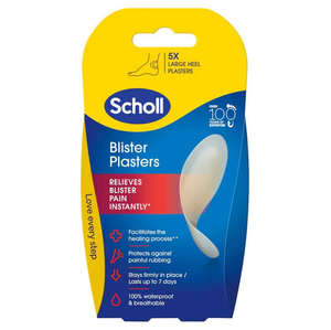 Scholl: Scholl Blister Plasters Hydrocolloid Large