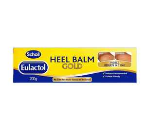 Scholl: Scholl Eulactol Gold Heel Balm 200g – Urea Heel Treatment for Cracked, Dry & Rough Heels