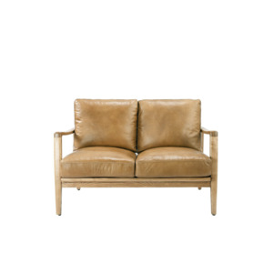 Products: Reid 2 Seater Tan Leather
