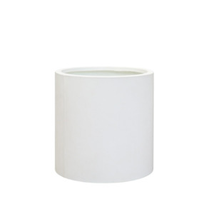 Mikonui Cylinder Planter Medium White