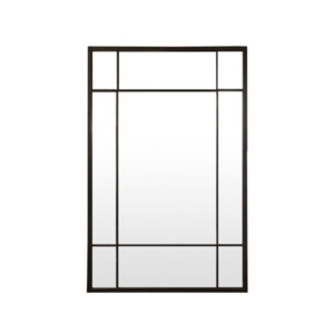 Products: Rectangle Iron Grid Mirror