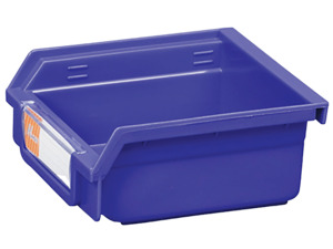 WALL MOUNTED BIN L105xW110xH50mm - BLUE Pallet Racking Solutions