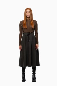 Jpalm: Service Skirt | Walnut