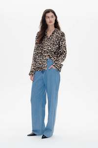 Mehar Shirt | Brown Baum Leopard