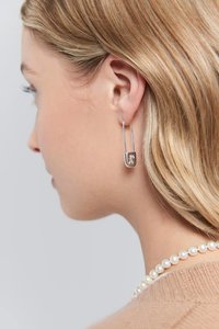 Palm2024 Gift Ideas: Runaway Safety Pin Earrings | Silver