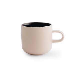 Bobby Mug | Macadamia w Black