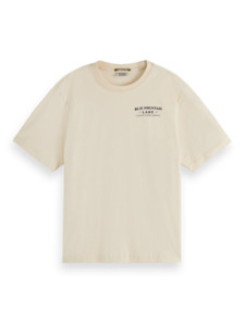 Under 100: Washed Artwork Loose t-shirt | Soft Ice