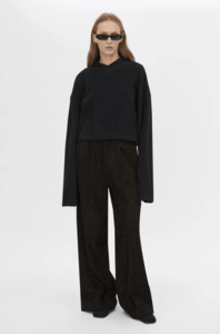 Cosmo Textured Sweater | Black