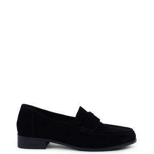 Rachel Loafer | Black Suede
