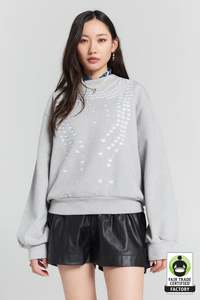 Broken Pearls Crewneck Sweatshirt | Grey Marle