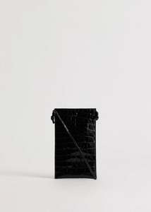 Handbags And Wallets: Luci Bag | Black Croc