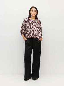 Sale Trial: Una Top (Dusk Blossom Plisse) | Rose Lustre