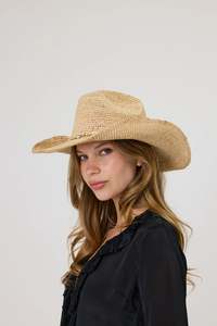 Sara Hat | Natural With Shells