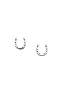 In Stock Items Only: Mini Horseshoe Studs | Silver