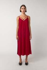 Stellar Slip Dress | Berry